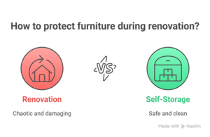 Renovation vs Self Storage Differences by Yourspace