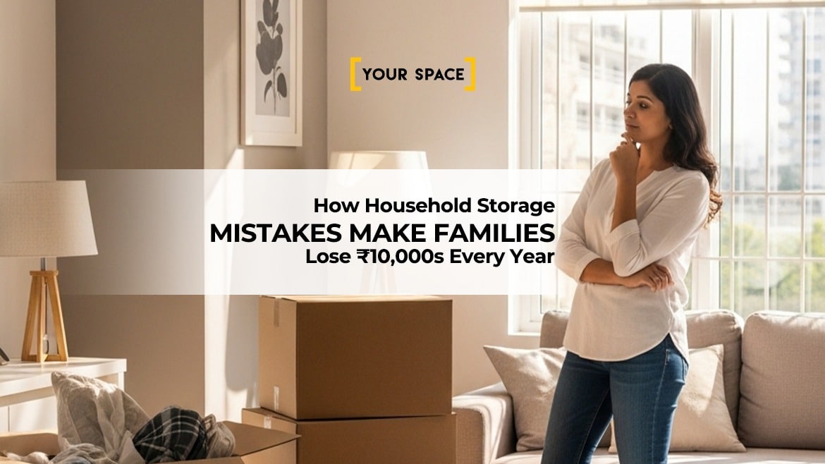 Hidden Cost of Not Using Self Storage in Mumbai, Bangalore & Pune | How Household Storage Mistakes Make Families Lose ₹10,000s Every Year