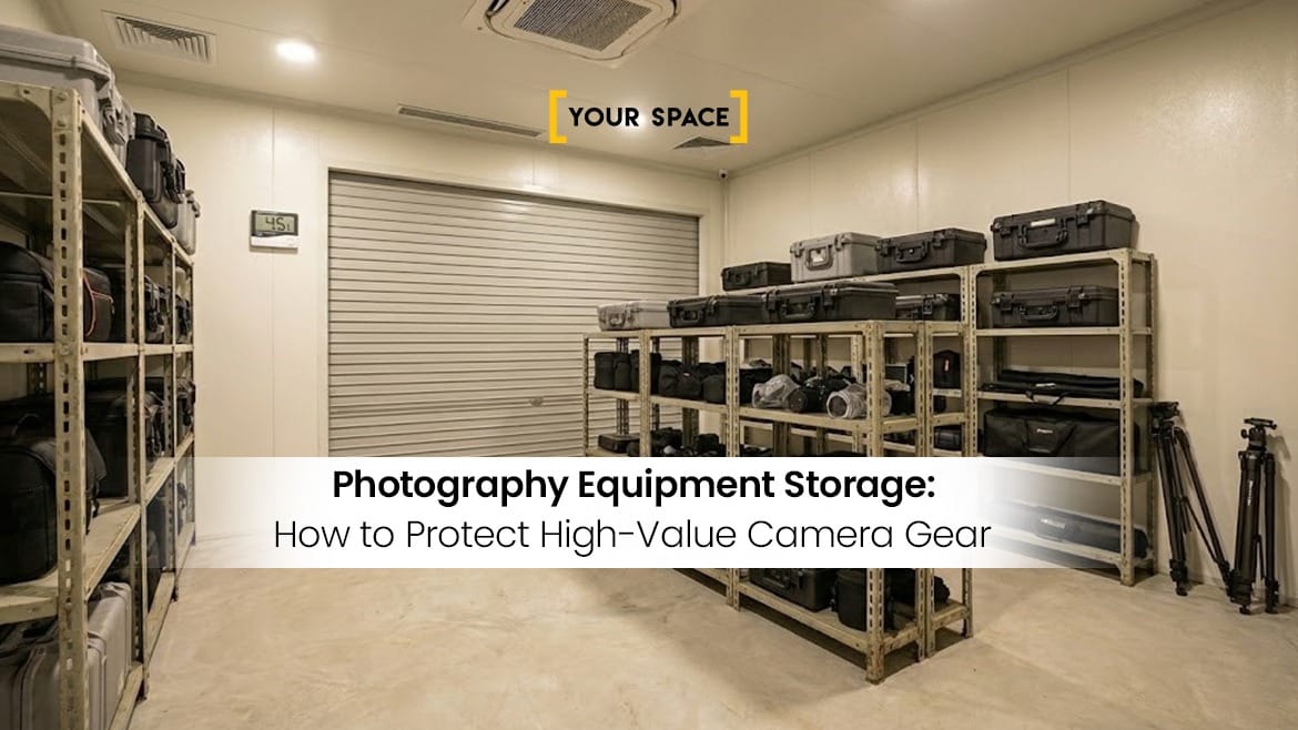 Photography Equipment Storage: How to Protect High-Value Camera Gear