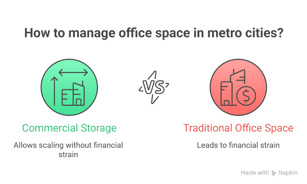 business storage facility for office equipment