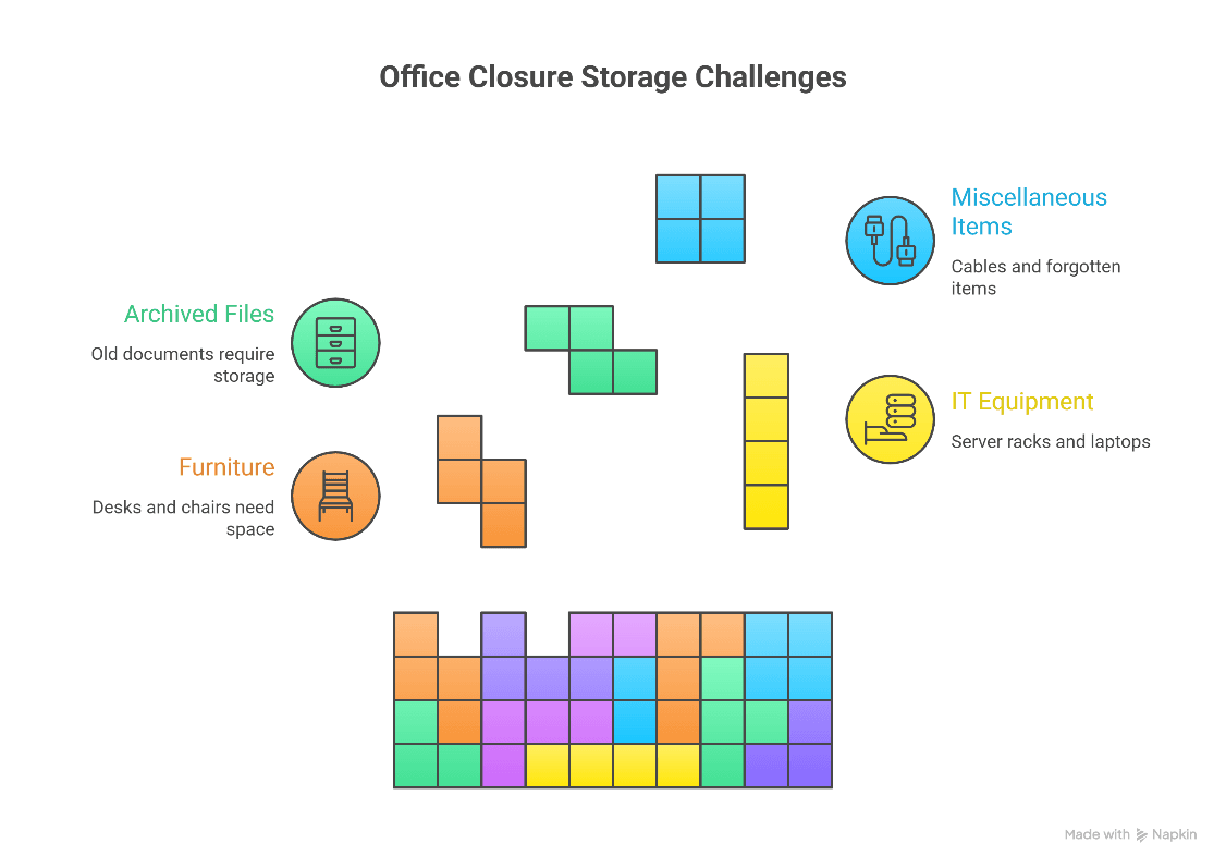 office closure storage challenges