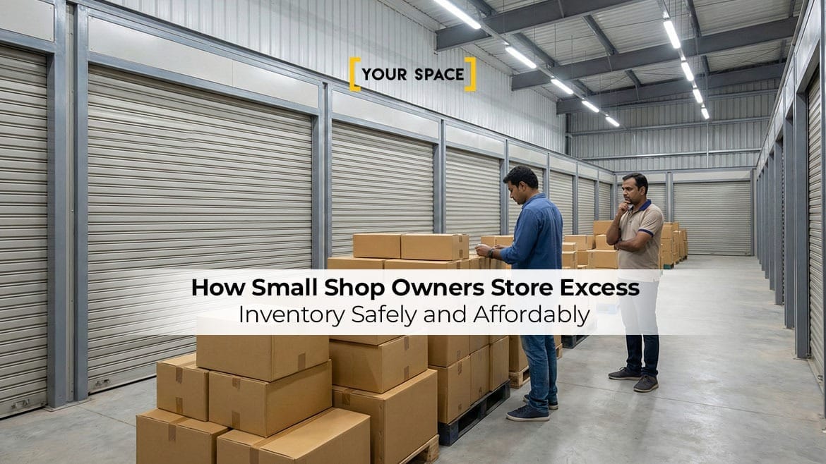How Small Shop Owners Store Excess Inventory Safely and Affordably