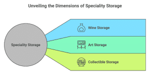 speciality storage units for wine art and collectibles