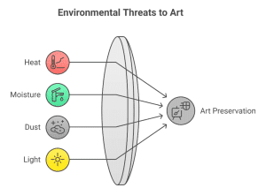 wine storage and art storage in climate-controlled units