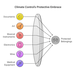 Access controlled secure storage units with biometric system