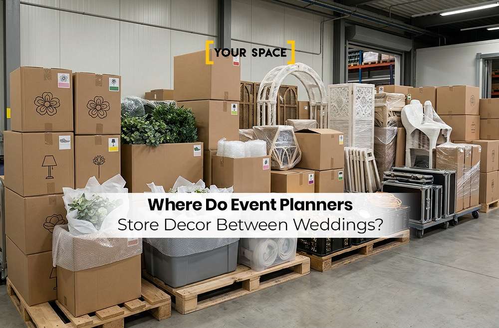 Where Do Event Planners Store Decor Between Weddings?