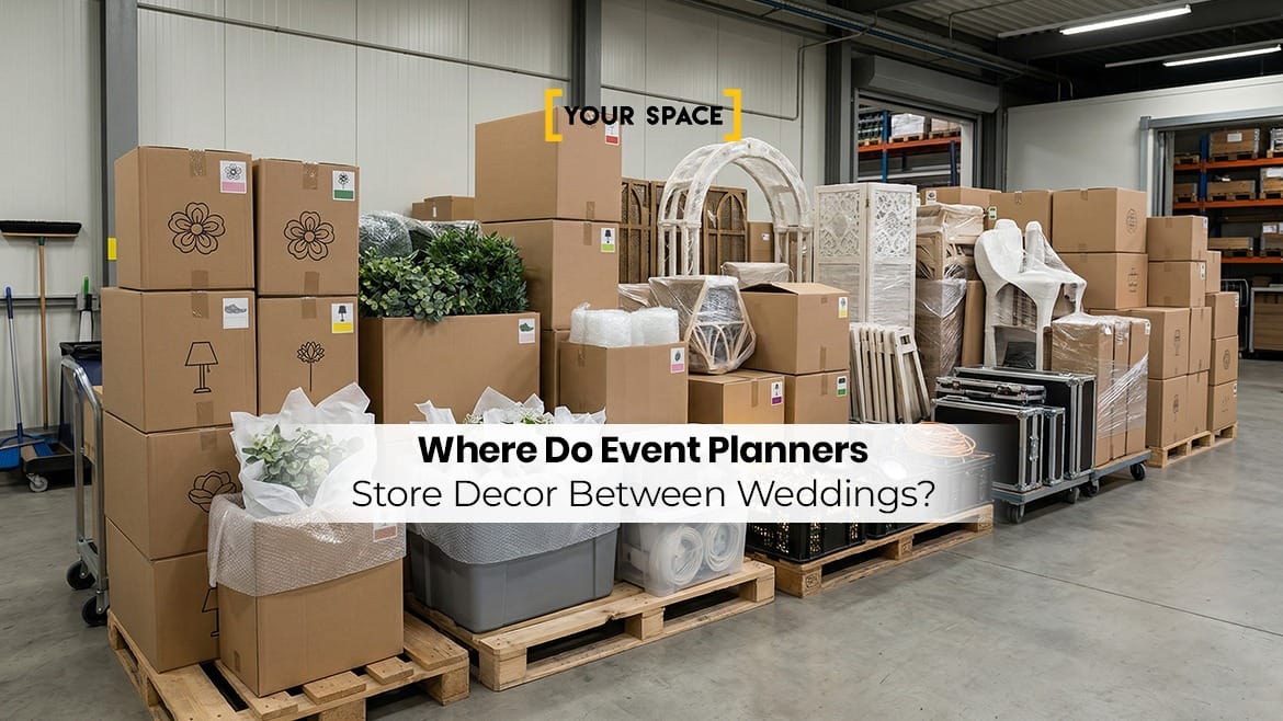 Where Do Event Planners Store Decor Between Weddings?