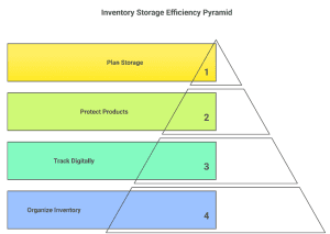 warehouse racks used for inventory storage