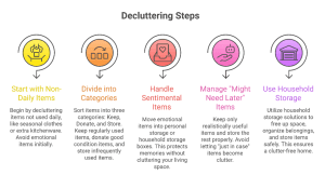 before and after decluttering home space optimization