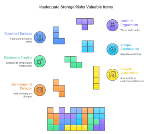 safe art storage with controlled humidity