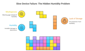  electronics damaged due to humidity exposure
