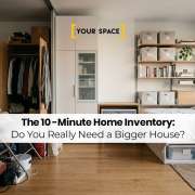 The 10-Minute Home Inventory: Do You Really Need a Bigger House?