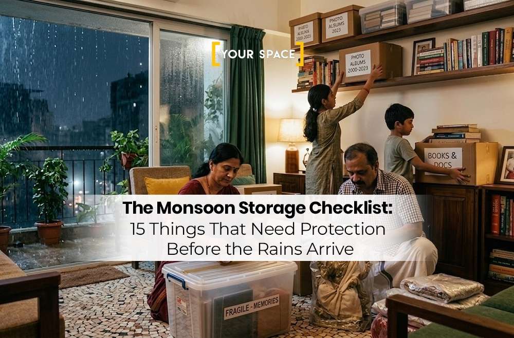 The Monsoon Storage Checklist: 15 Things That Need Protection Before the Rains Arrive