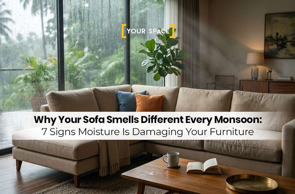 Why Your Sofa Smells Different Every Monsoon: 7 Signs Moisture Is Damaging Your Furniture
