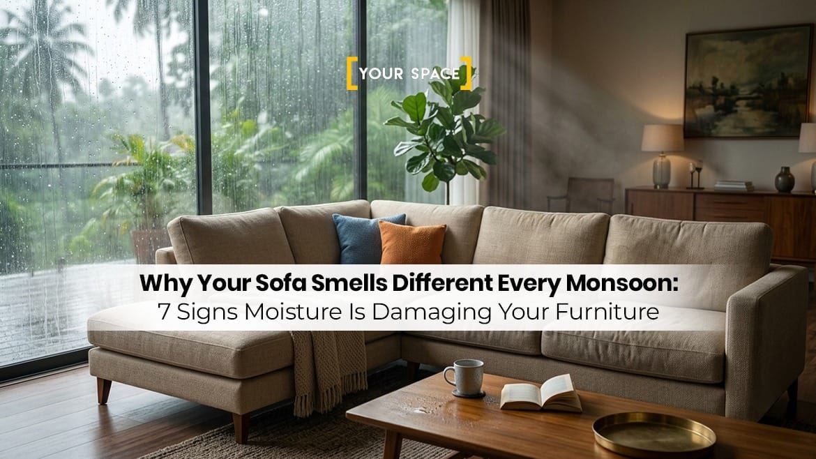 Why Your Sofa Smells Different Every Monsoon: 7 Signs Moisture Is Damaging Your Furniture