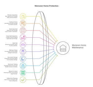 home maintenance checklist during rainy season