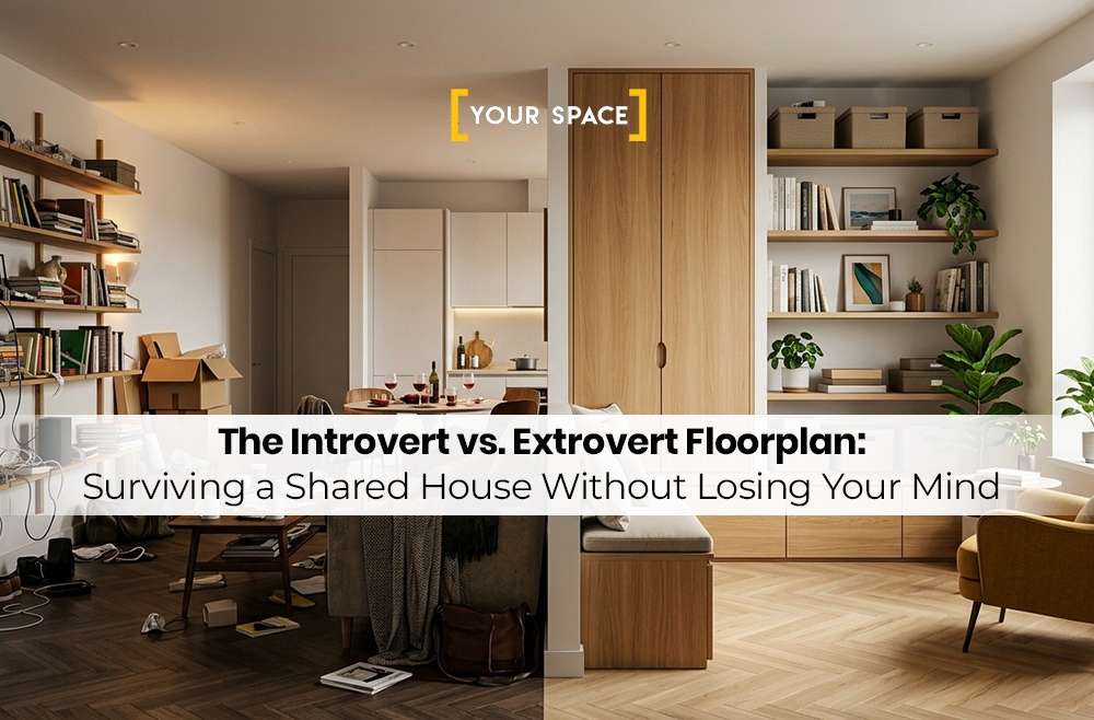 The Introvert vs. Extrovert Floorplan: Surviving a Shared House Without Losing Your Mind