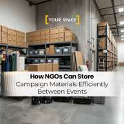 How NGOs Can Store Campaign Materials Efficiently Between Events