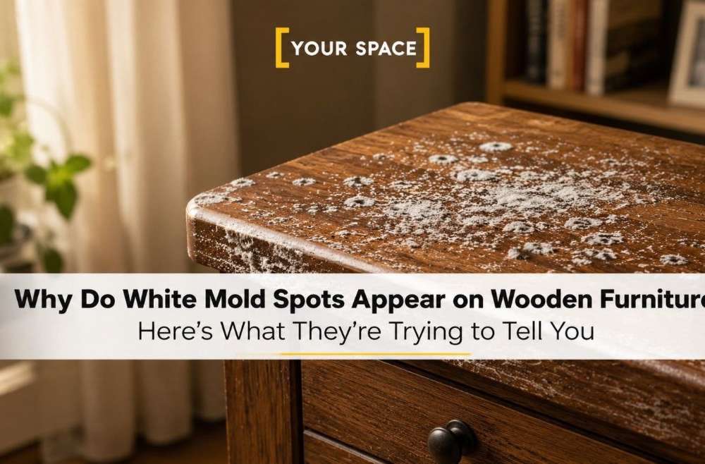 Why Do White Mold Spots Appear on Wooden Furniture? Here’s What They’re Trying to Tell You
