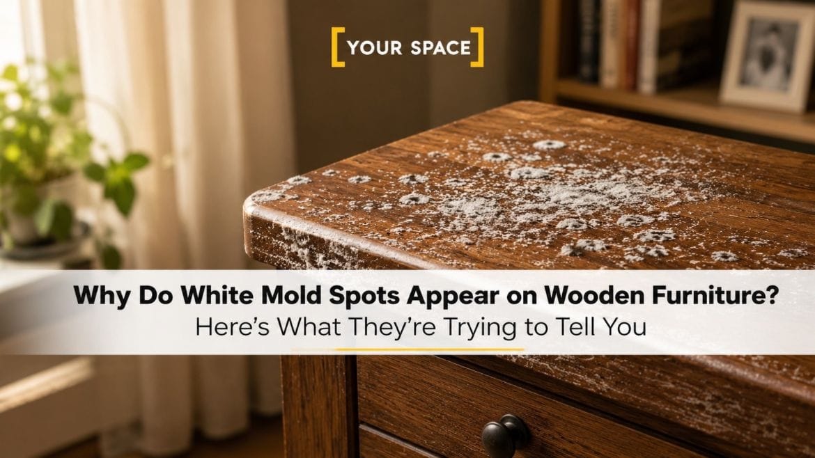 Why Do White Mold Spots Appear on Wooden Furniture? Here’s What They’re Trying to Tell You
