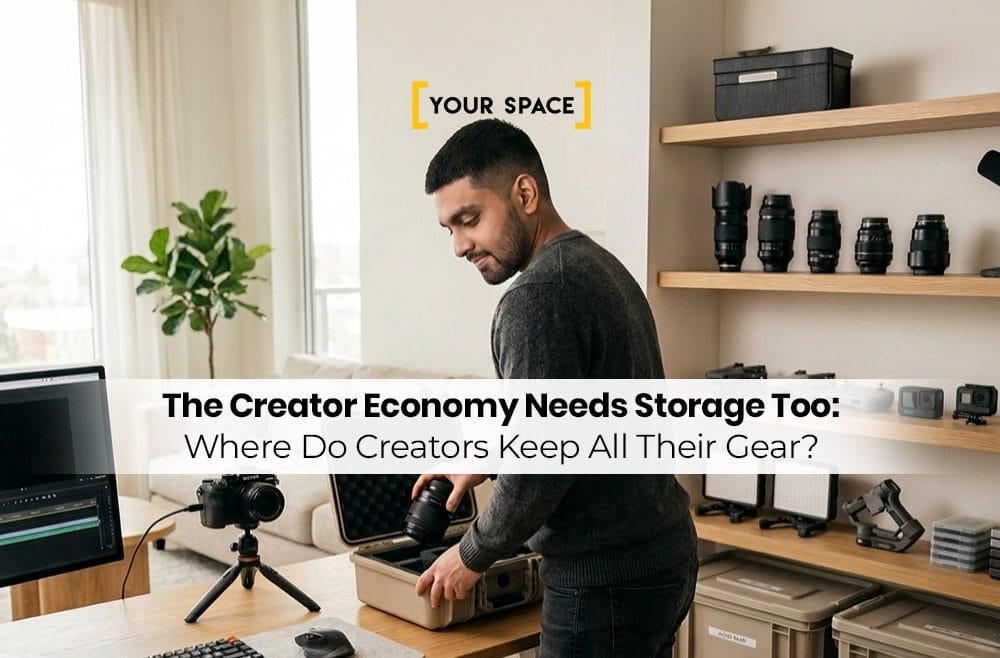 The Creator Economy Needs Storage Too: Where Do Creators Keep All Their Gear?