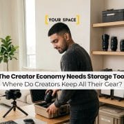 The Creator Economy Needs Storage Too: Where Do Creators Keep All Their Gear?