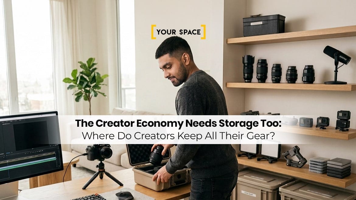 The Creator Economy Needs Storage Too: Where Do Creators Keep All Their Gear?
