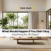 Imagine 30 Days Without Bringing Another Thing Into Your Home