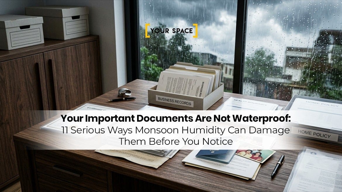 Your Important Documents Are Not Waterproof: 11 Serious Ways Monsoon Humidity Can Damage Them Before You Notice