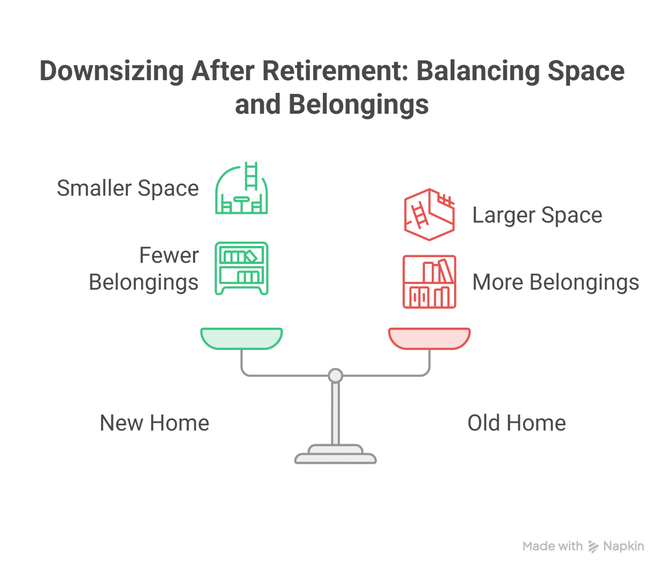 BALANCING SPACE AND BELONGINGS