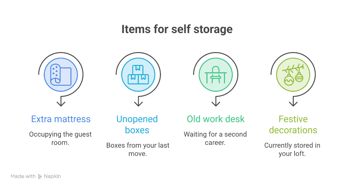 ITEMS FOR SELF STORAGE