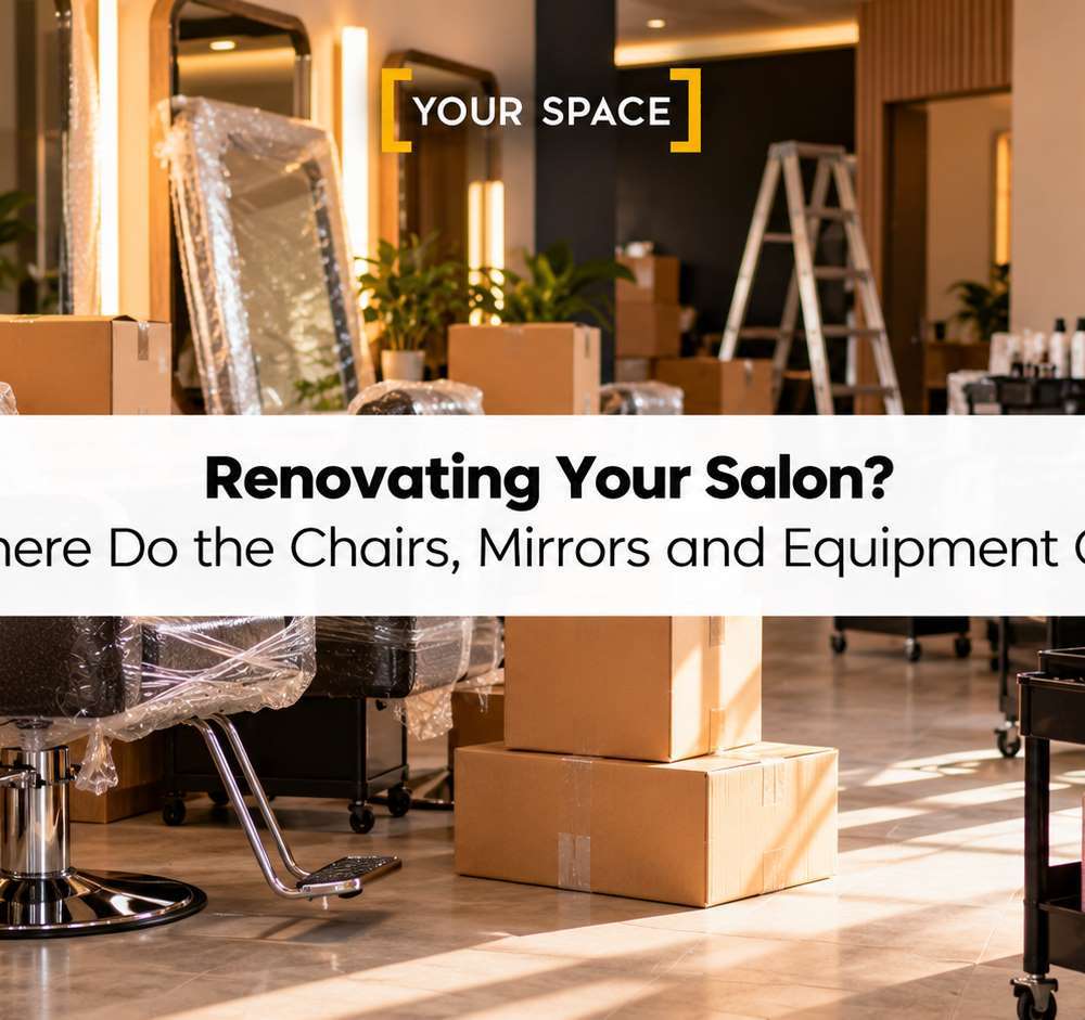 Renovating Your Salon? Where Do the Chairs, Mirrors and Equipment Go?